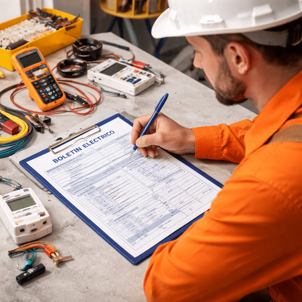 Emisión de boletín eléctico